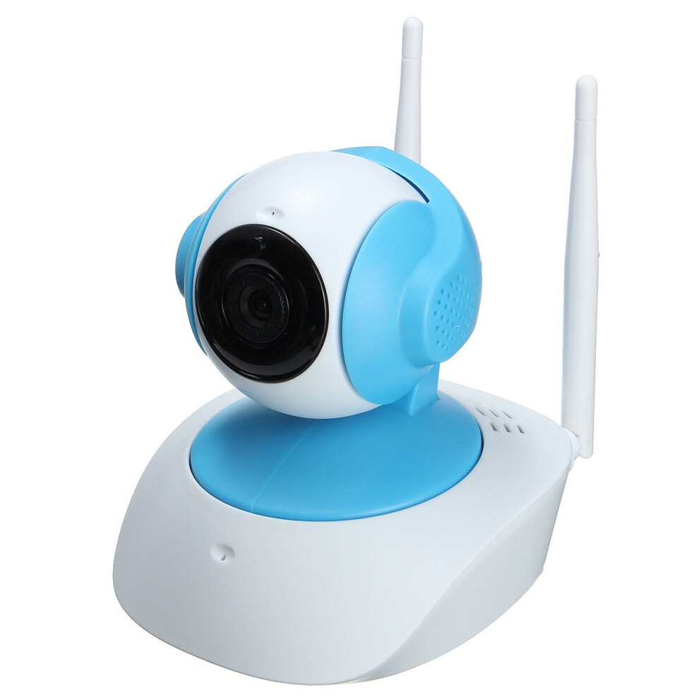 (Blue) Wireless WiFi 720P HD Network CCTV HOME Security IP Camera