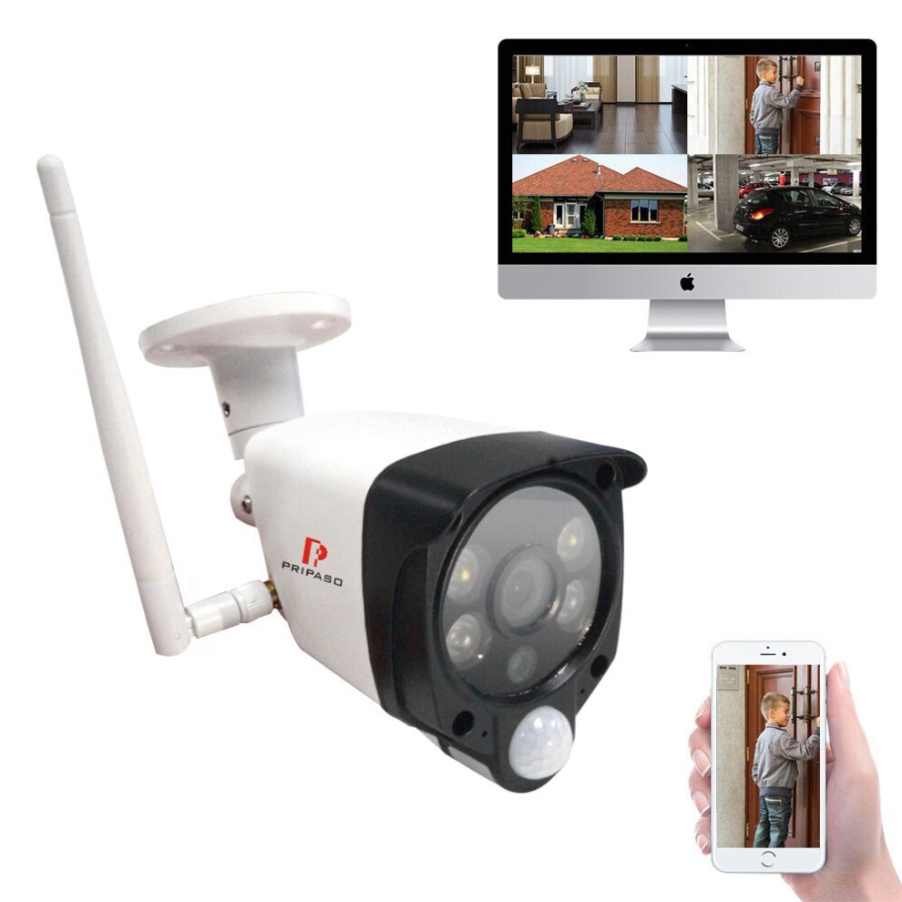 (720P) 720P/1080P Full HD Human Detection PIR IP Camera WiFi Wireless Network CCTV Video Surveillance Security Camera