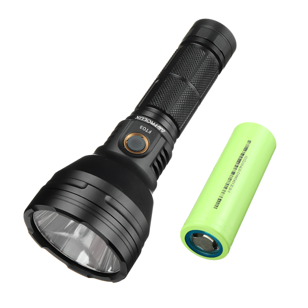 Photos - Flashlight GreenZech  4300lm 875m LED  with 26800 Battery 6800mAh 3C Power Li-ion Battery USB-C Rechargeable Large Capacit (SST40 5000K)