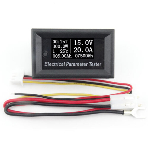 (100A) 100V 50A/100A 7in1 OLED Multifunction Tester Voltage Current Time Capacity Volt Meter Ammeter 1