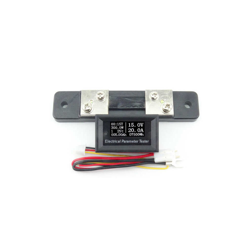 (50A) 100V 50A/100A 7in1 OLED Multifunction Tester Voltage Current Time Capacity Volt Meter Ammeter