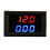 (1pc) Mini Digital Voltmeter Ammeter DC 100V 10A Voltmeter Current Meter Tester Blue+Red Dual LED Display 2