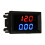 (1pc) Mini Digital Voltmeter Ammeter DC 100V 10A Voltmeter Current Meter Tester Blue+Red Dual LED Display 3