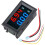 (1pc) Mini Digital Voltmeter Ammeter DC 100V 10A Voltmeter Current Meter Tester Blue+Red Dual LED Display 1