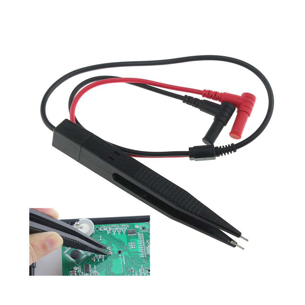 SMD Chip Component LCR Testing Tool Multimeter Pen Probe Lead Tweezer