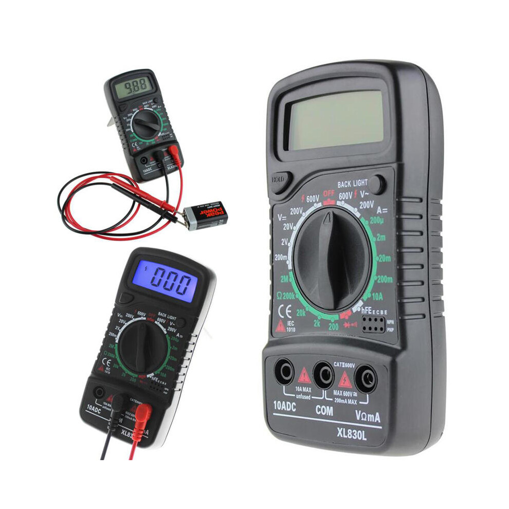 Digital Lcd Multi Meters Volt Meterr Ammeter Ac/Dc/Ohm Volt Current Tester 8727971254653