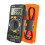 (Red) Ultra-thin Split LCD Digital Multimeter Tester with Stowable Test Pen Auto Voltmeter Resistance Tester Tool 6