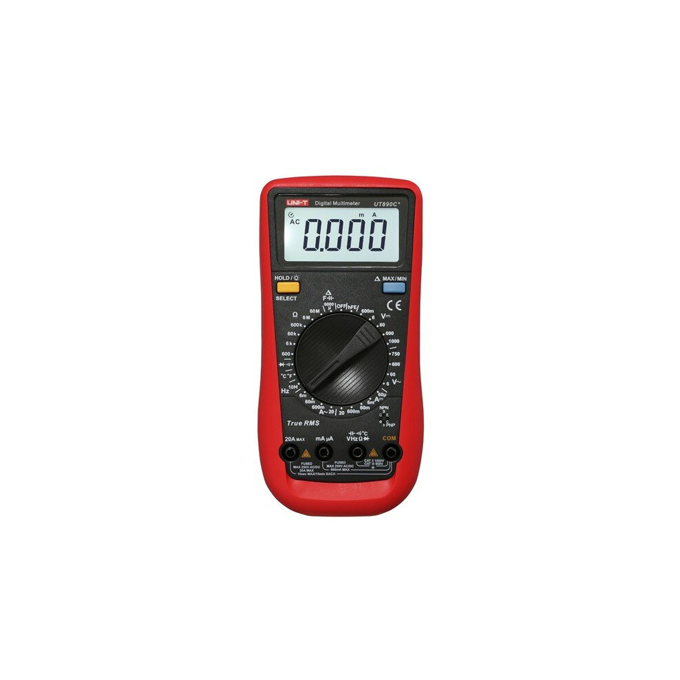 Digital True RMS Multimeter Multimetro Tester With Test Lead Cable