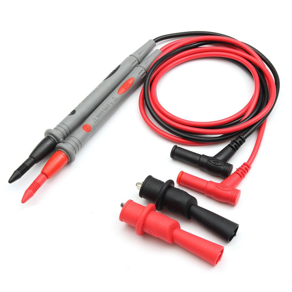 20A Multimeter Test Probe Test Lead Alloy Alligator Clips Agilent/Ideal Clamp Multi Meters 8727971256886