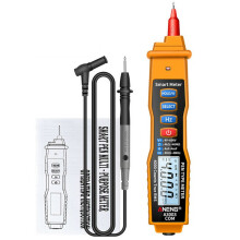 (Yellow) Digital Pen Multimeter Professional 4000 Counts Smart Meter Voltage Resistance Capacitance Testers