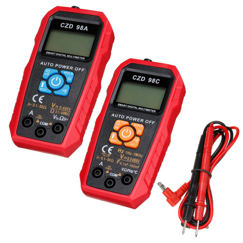 (98C) 98A/C True RMS Electric Digital LCD Current AC DC Voltage Multimeter Capacitance Meter 2