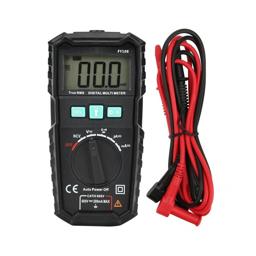 Mini Digital Multimeter Multimeter Multi-Functional Portable Automatic Range Avometer Test Machine for Schools Experiment
