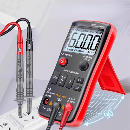 (Black) LCD Handheld Digital Multimeter 2