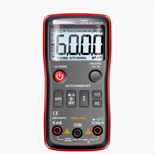 (Black) LCD Handheld Digital Multimeter 1
