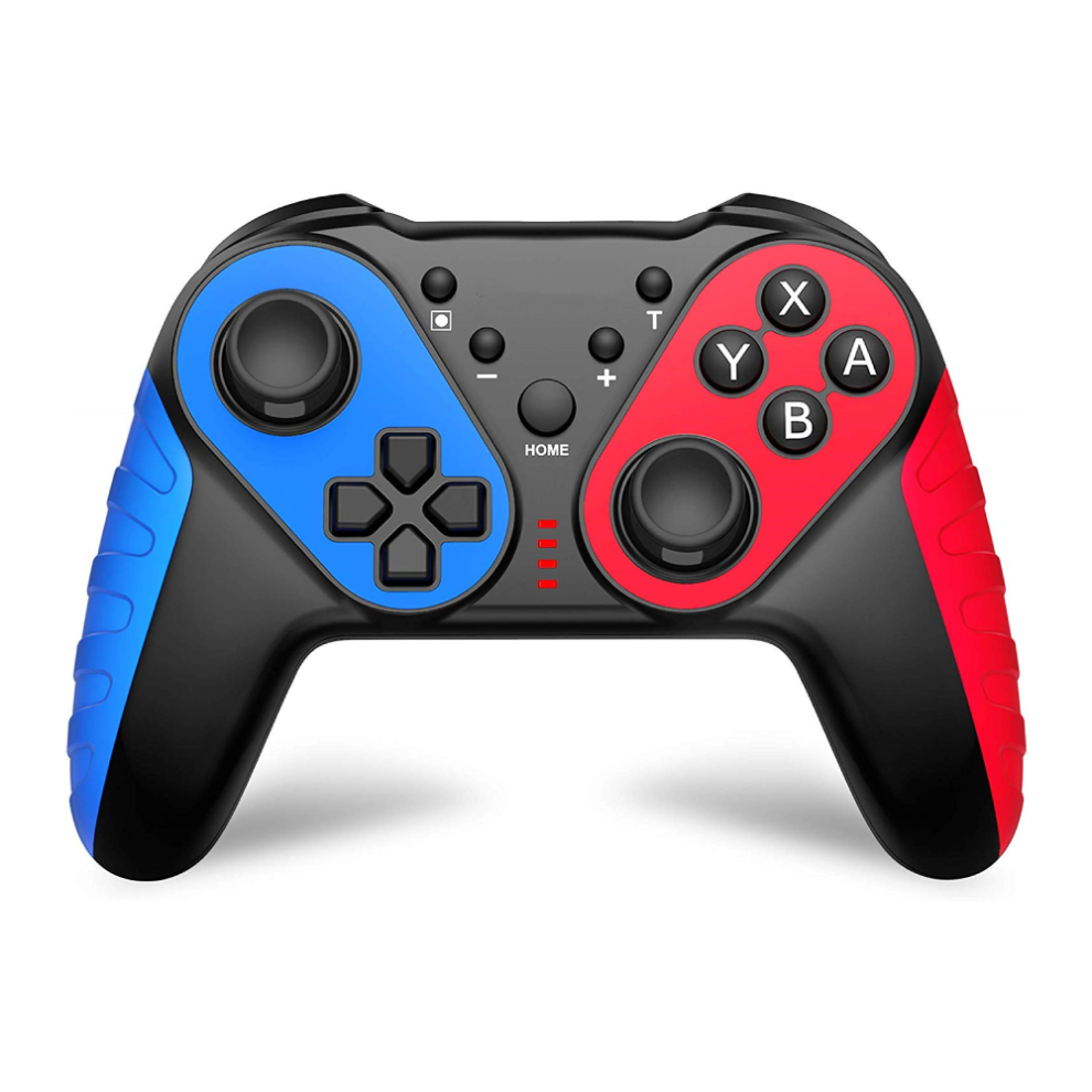 ( Red) Tooth Game Controller For Switch Six-Axis Somatosensory Gyroscope Wireless Gamepad For Android Phone Pc Blue/Red 8727971608098