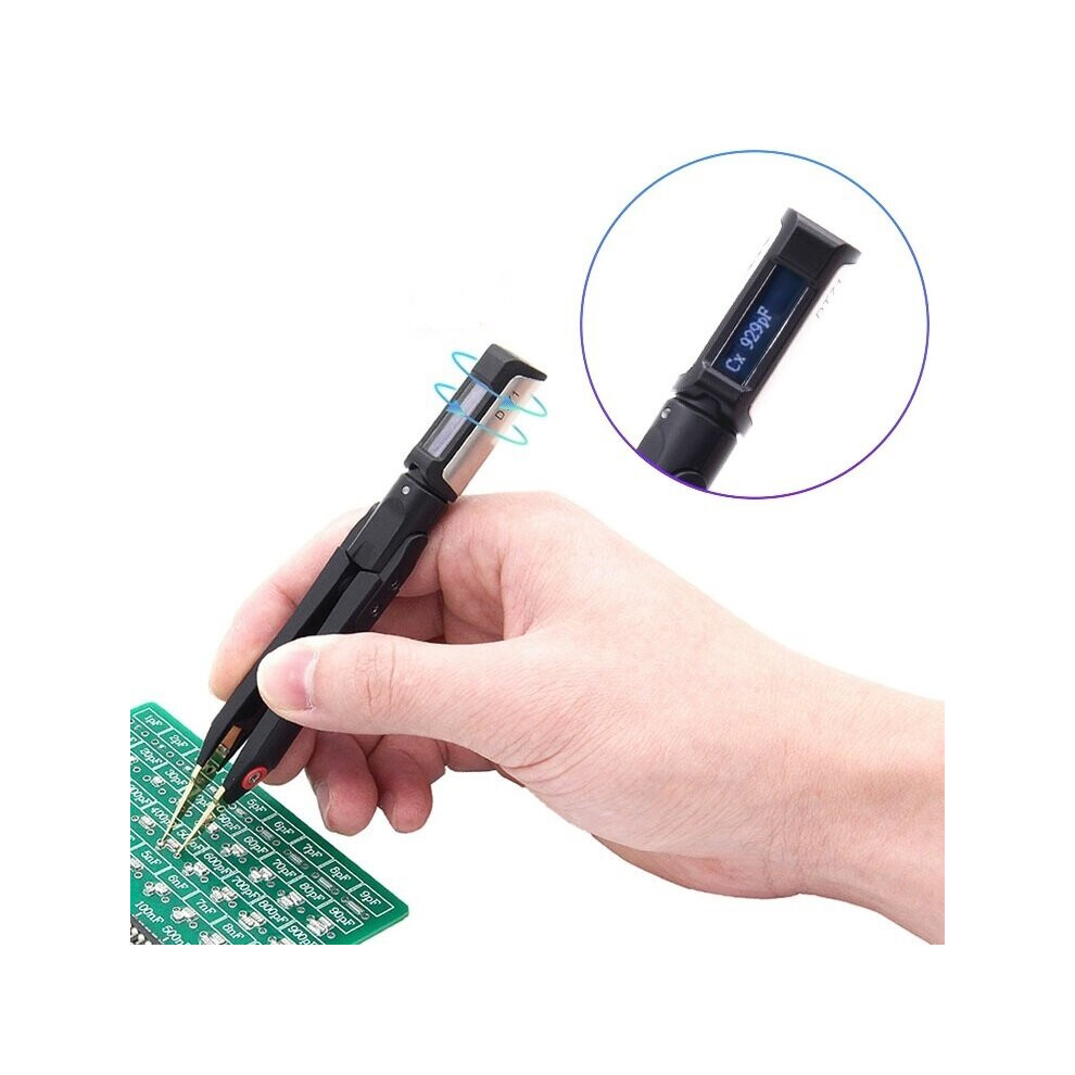 Digital Mini Tweezers SMD Tester Portable LCR Meter Diode Resistor Capacitor Multimeter Frequency Signal Generator