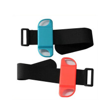 (Black) 2PCS Switch Dancing Wristband Bracelet Strap for Nintendo Switch JoyCon Game Controller