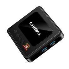 (Black, 32G) 32GB 128GB 20000 Games Emuelec 4.3 Retro TV Game Console MAME DC FC MD PS Game Box HD TV Game Player with Wireless Controllers