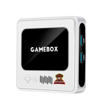(White, 128G) 32GB 128GB 20000 Games Emuelec 4.3 Retro TV Game Console MAME DC FC MD PS Game Box HD TV Game Player with Wireless Controllers