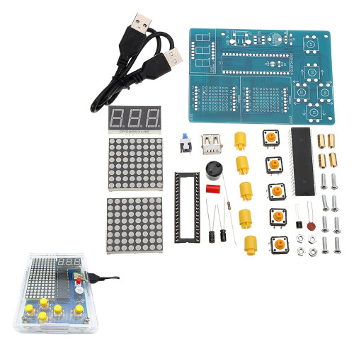 51 Chip Game Console Electronic Production DIY Kit Play Game Design Board Module 1