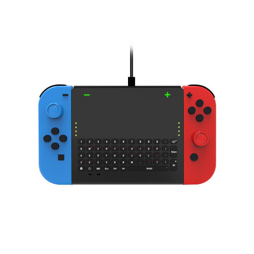 2.4G Wireless Keyboard with Joy-con Holder for Nintendo Switch Game Console