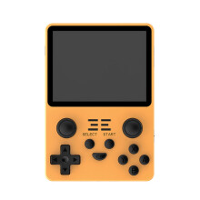 (Orange) 48GB 10000 Games Retro Handheld Game Console for NDS MAME MD N64 PS1 FC 3.5 inch IPS HD Screen Portable Linux System Pocket Video Game Player