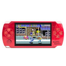 (Red) 8GB 10000+ Games 4.3 inch High Definition Retro Handheld Video Game Console Game Player for GBA NES GBC GB SFC MD