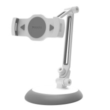 (Grey) Universal Lazy Tablet Phone Stand Holder Flexible Desk Bed Mobile Phone Mount Holder For iPhones iPads Stand