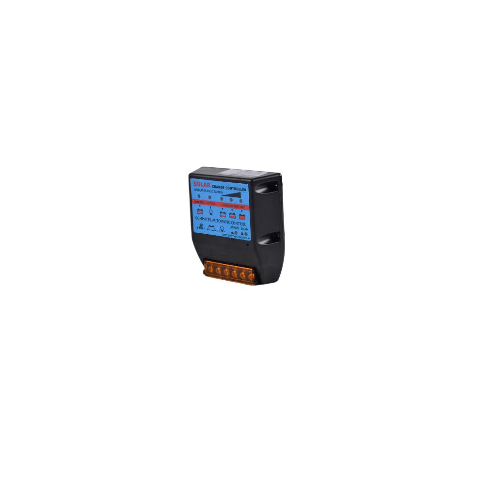 (10A) 10A/20A/30A/40A/50A 12/24V Auto Full 3 Stage PWM Charge Solar Charge Controller Soalr Panel Controller
