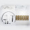 (White) DIY 6 Digit LED Large Screen Two-Color Digital Tube Desktop Clock Kit Touch Control 9