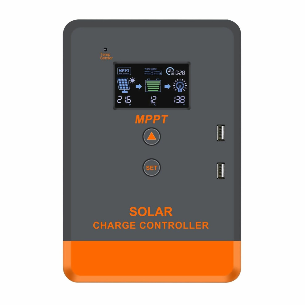 (20A) Mppt Solar Charger Controller 40A 30A 20A 12V 24V Solar Panel Controller Lcd Display Various Load Control Modes 8727971218969