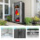 (Grey) YODOLLA Storage Cabinet Garden Storage Box 7