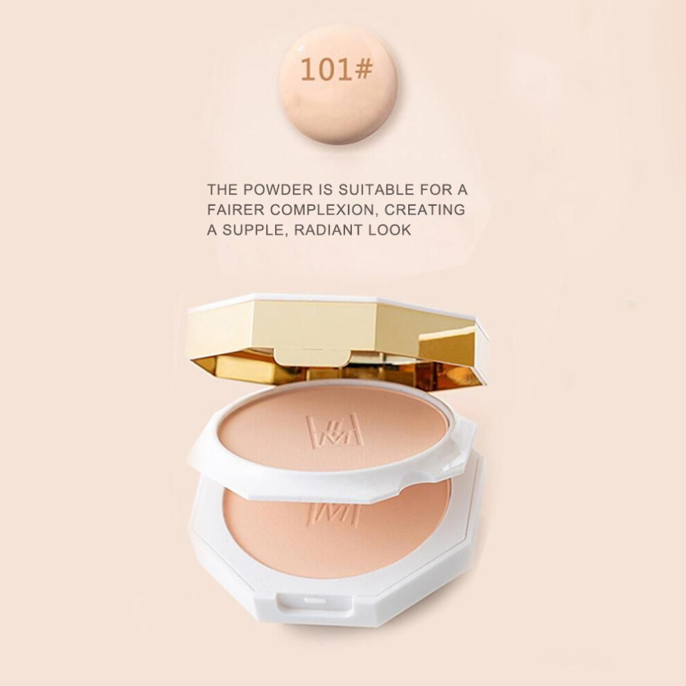 (101) 2 In 1 Natural Loose Powder Professional Makeup Powder Waterproof Oil-control Skin Finish Powder