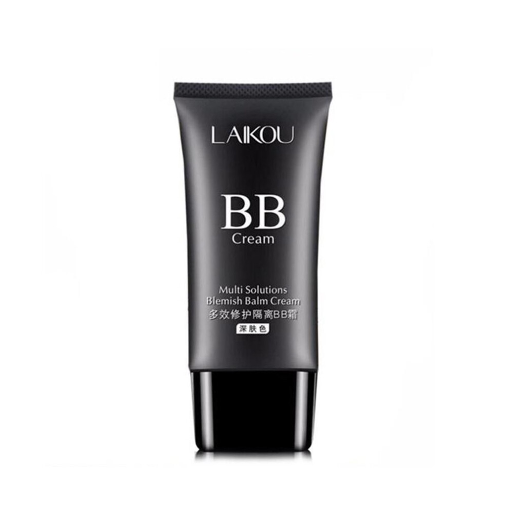 (as the picture, dark skin color) 50g Face Foundation Cosmetics Bb&cc Cream Base Makeup Sun Block Long Lasting Moisturizing Cover