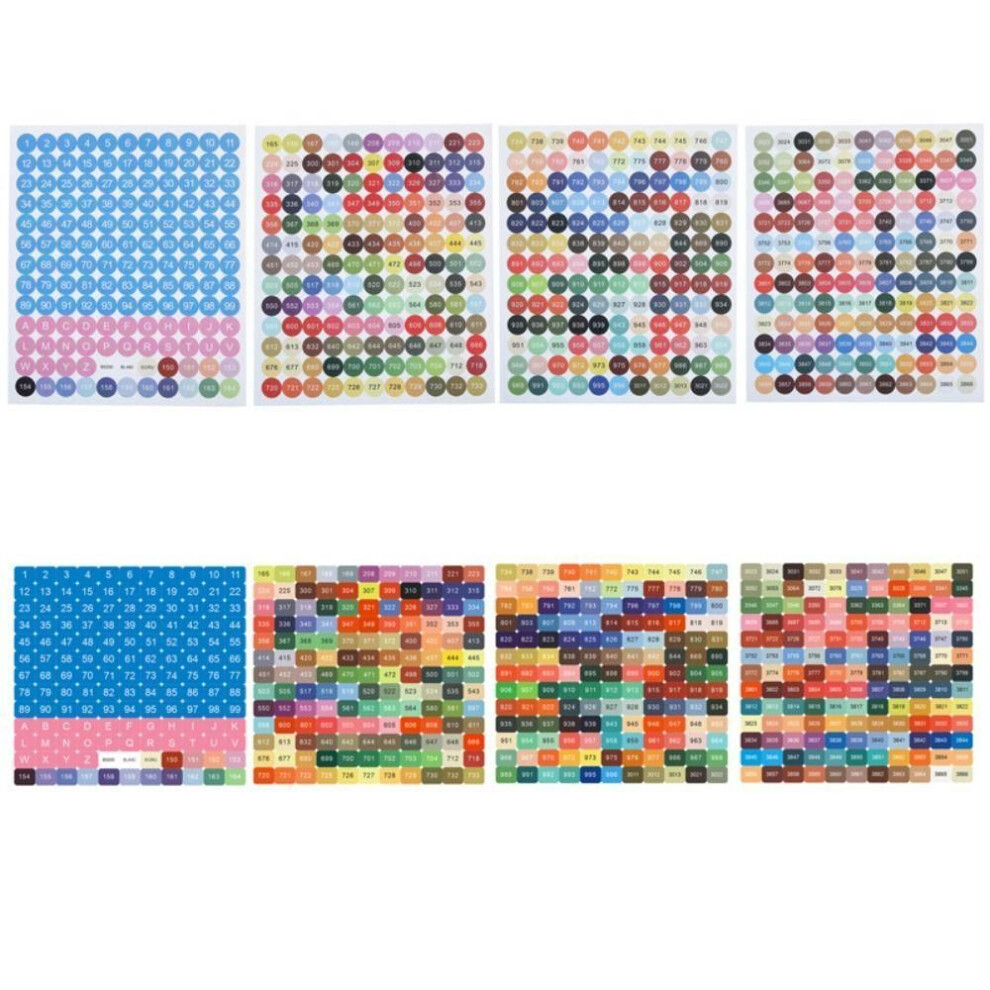 Painting Accessories 447 Colors Diamond Painting Stickers Full Diamond Diamond Color Sticker