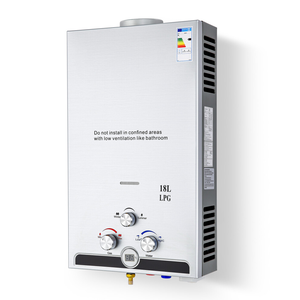 18L Instant Water Boiler Water Heater LED Display & Adjustable Mode