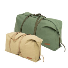 (Green, L) Outdoor Camping Canvas Bag Large Sport Gear Set Equipment