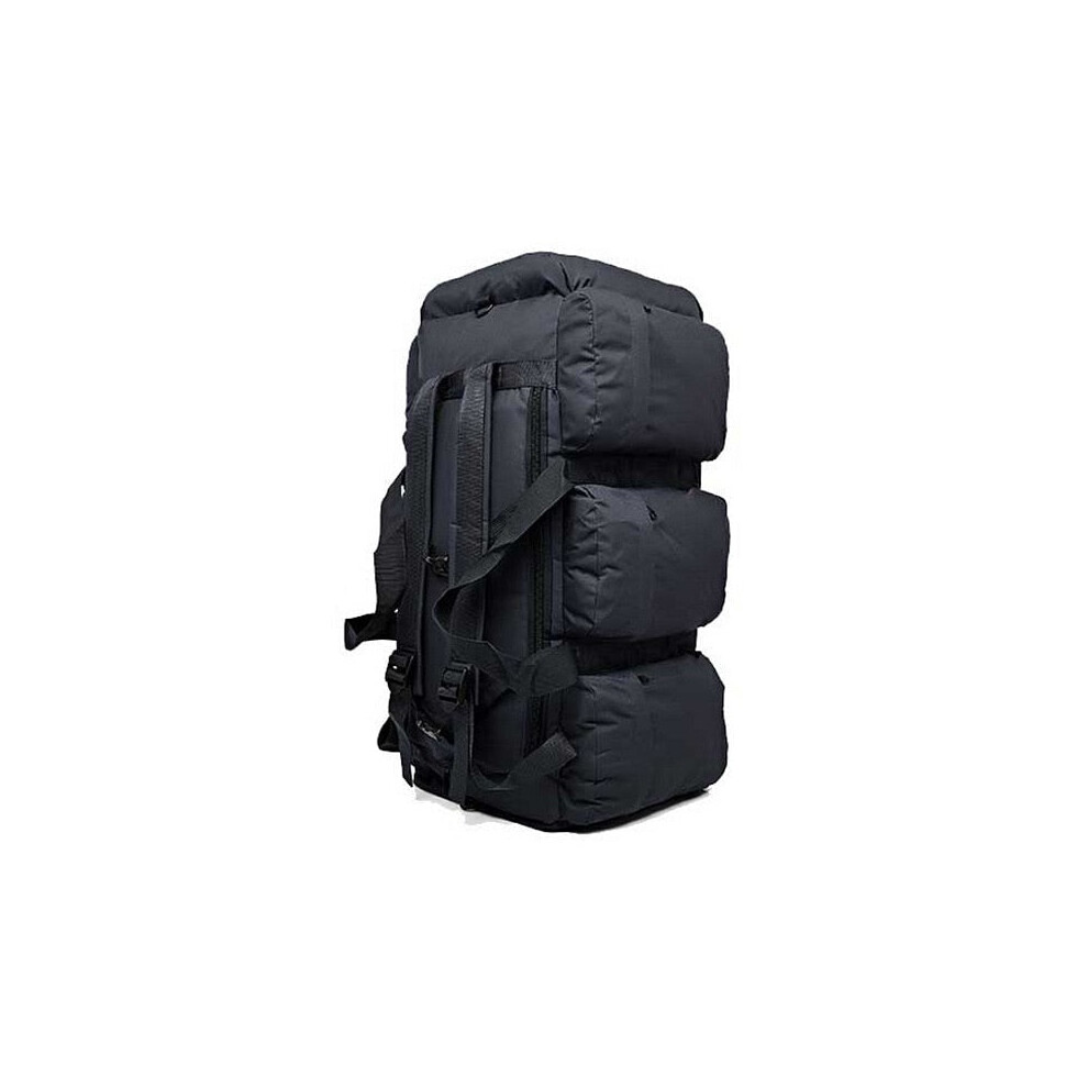 (Black) 90L Large Capacity Men's Military Tactical Backpack Waterproof Oxford Hiking Camping Backpacks Wear-resisting Travel Bag