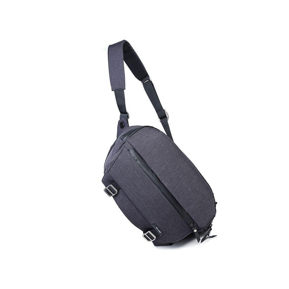 (Dark Grey, 10L) Water-resistant Shockproof DIY Sling Storage Carry Travel Bag for Canon for Nikon DLSR Camera Flash Lens