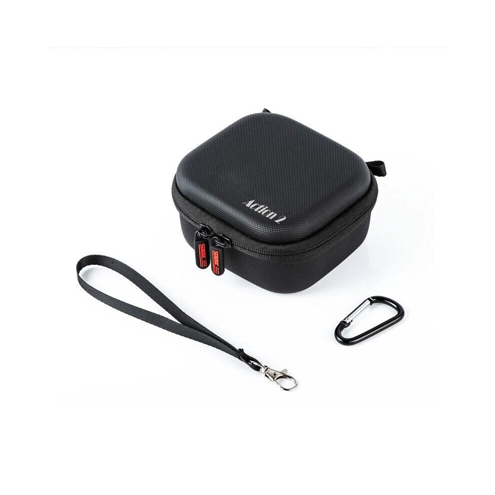 DJI Action 2 Mini Storage Bag Portable Carrying Case Anti-fall Protector Box for Osmo Action 2 Camera Accessories PU Handbag