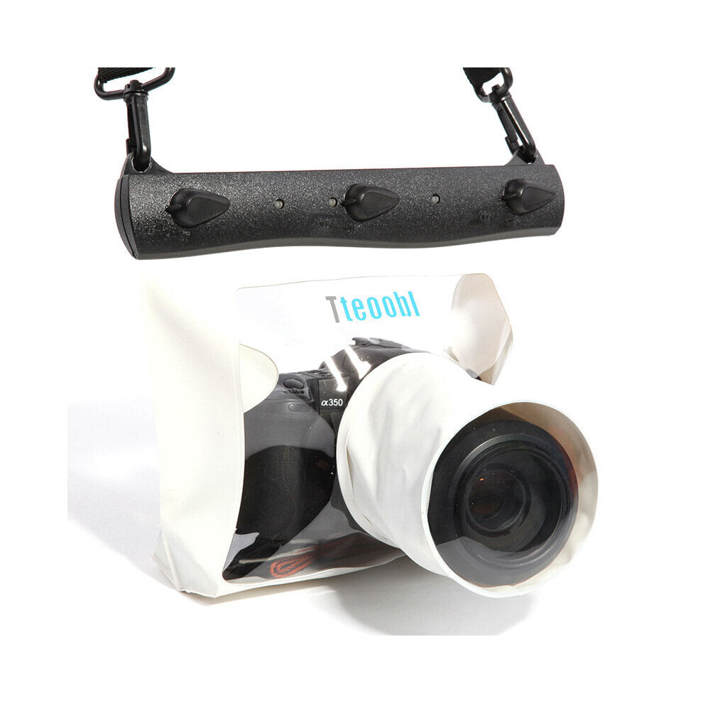 (White) 20M Underwater Diving Camera Housing Case Pouch Dry Bag Camera Waterproof Dry Bag For Canon For Nikon Dslr Slr White 6112211815565