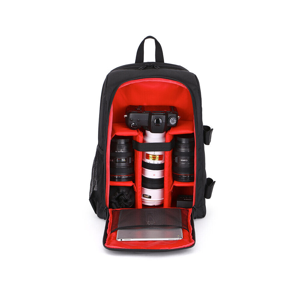 (Red) SLR Camera Bag Shoulder Outdoor Camera Bag Professional Waterproof and Wear-resistant Laptop Bag-image-OPC-PFZRRVZ-NEW