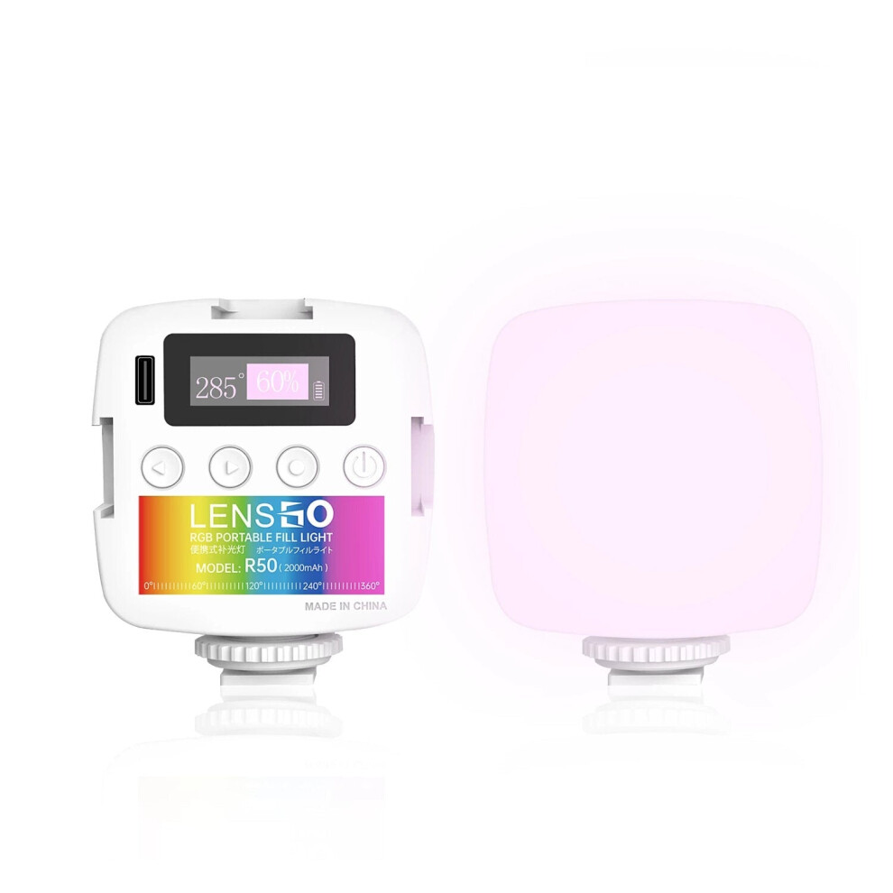 () Video 2500K-9000K Mini Led Lamp Photography Lighting With 3 Cold Shoe For Photography Studio Video Live Broadcast Selfie White/Light 6112211814452