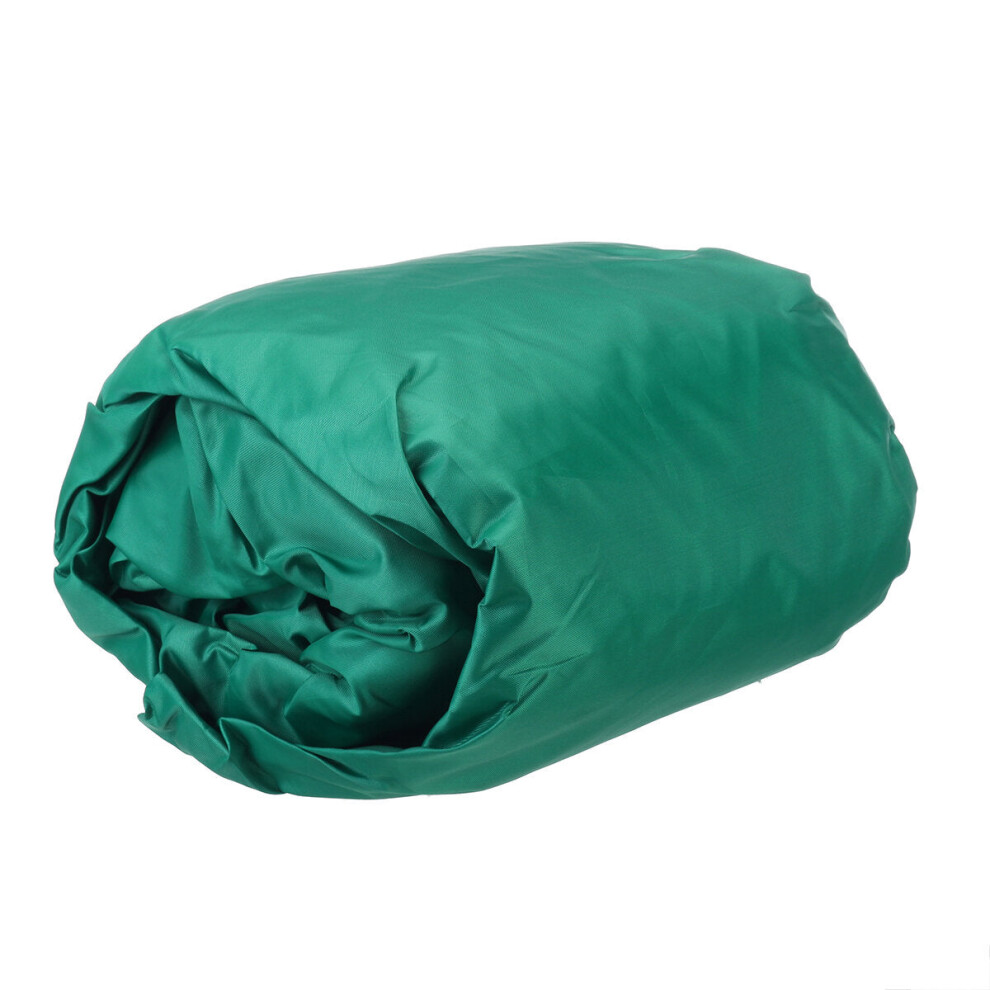 (11-13ft) Heavy Duty Boat Cover Dustproof Waterproof Trailerable Fishing Ski Bass V-Hull Runabouts Green