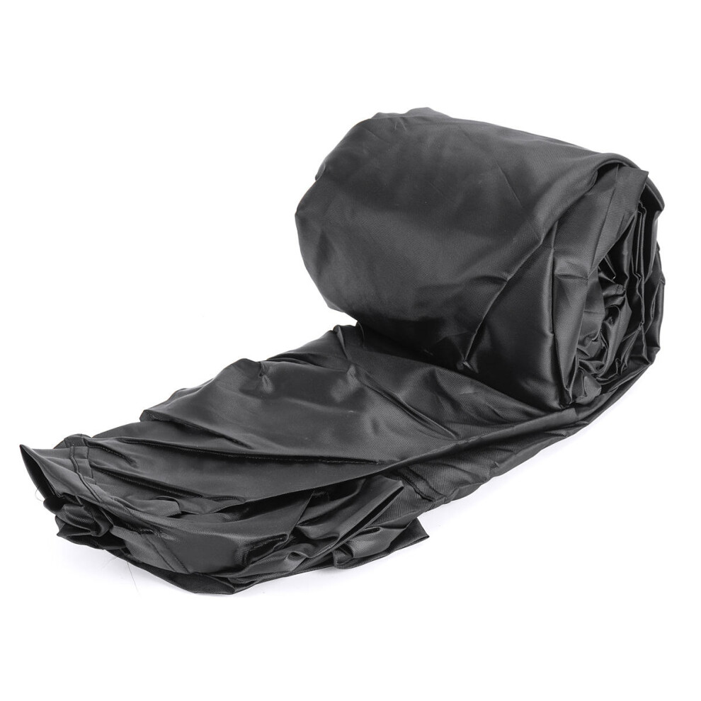 (XL) 17-20Ft / 21-24Ft Heavy Duty 210D Waterproof Pontoon Boat Cover Fish Ski Beam 96''