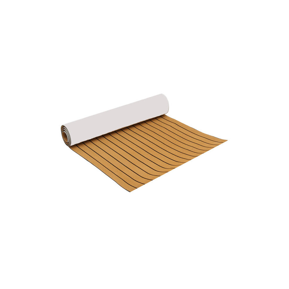 90x230cm Self-Adhesive EVA 6mm Faux Foam Teak Sheet Boat Decking