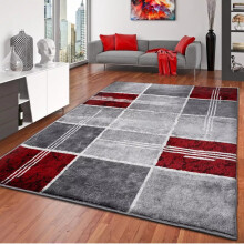 (Red, 80x150cm) Modern Large Area Rugs Long Hallway Runner Living Room Bedroom Carpet Floor Mats