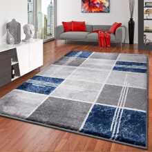 (Blue, 160x230cm) Modern Large Area Rugs Long Hallway Runner Living Room Bedroom Carpet Floor Mats