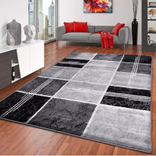 (Black, 120x170cm) Modern Large Area Rugs Long Hallway Runner Living Room Bedroom Carpet Floor Mats