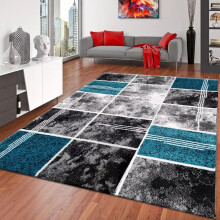 (Teal, 160x230cm) Modern Large Area Rugs Long Hallway Runner Living Room Bedroom Carpet Floor Mats